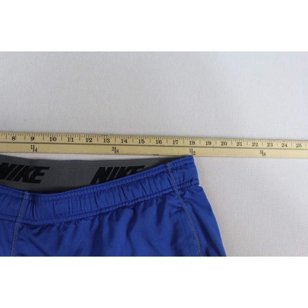 Nike Men Blue Shorts Gym Running Active Casual Dri Fit Size Medium